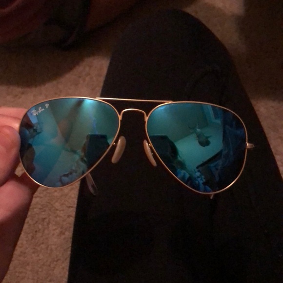 blue aviator ray bans - Picture 1 of 4